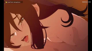 Muscular girl slut on top of you~