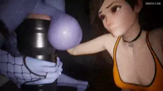 Tracer &amp; Futa Widowmaker (Artist: Nyl) [Overwatch]