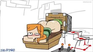 Alex from Minecraft has fun (Thehoraco)