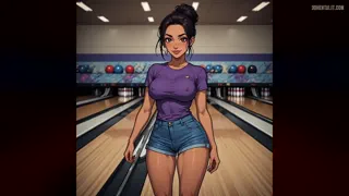 She likes to go bowling