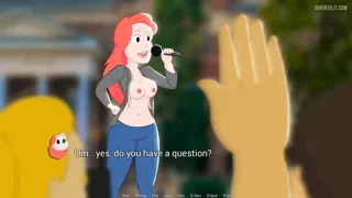 When Cass has a wardrobe malfunction at her rally, will you tell her [Butthole Tattoo Artist Simulator]