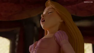 Rapunzel is very happy