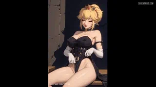 Goth Princess Peach Dances Then... Reveals All (Discuss In Comments)