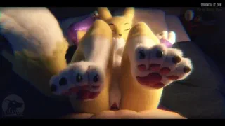 Daily breeding session for Renamon [Digimon] (@furromantic)