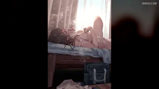 Original girl sweaty masturbation in bed (Huyunokure) [Original]