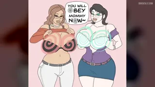 A friend, teacher, boss, sibling, or even mother is getting really damn tired of me being a bratty jerk. Luckily, she's got a pair of huge, hypnotic tits and nows how to control me with just a simple flash