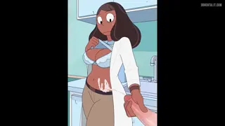Priyanka collecting a sample (Kyde) [Steven Universe]
