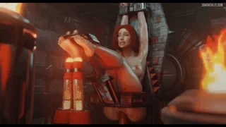 Brigitte loves watching Tracer cum (Baronstrap)