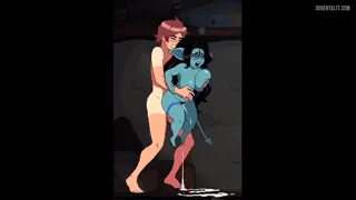 Wish I had a shortstack goblin to stuff full of this studmeat~ Flattening out her cervix each time I drop her on this dick