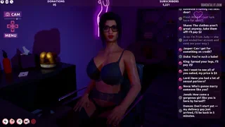 She knows exactly what the chat came for [Webcam: Behind The Screen]