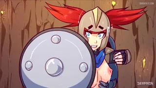 She just found out why thick sluts can't sleep alone in the woods >