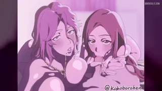 My girlfriend doesn’t know that I goon to (Bleach) sluts behind her back~