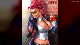 (C. Viper) from Street Fighter is definitely underrated in my opinion, her cleavage is so sexy, I get really excited just looking at it