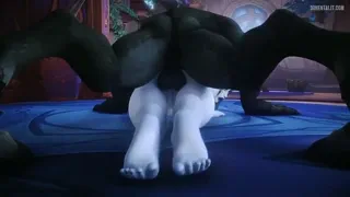 Elves always have the perfect asses, made for a big worgen knot (Noname55)