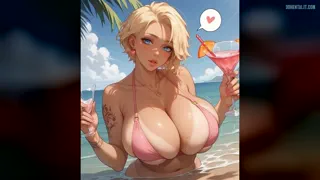 Secretly having sex on a beach during a family vacation (Open To What Our Relationship Is)