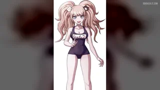 (Junko Enoshima) is too hot for me to handle and nude sprites of her are making me so hard I can’t take it anymore I’m about to cum for her 😫