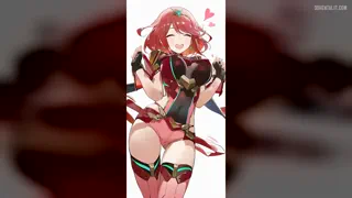 F18 i love virgins who can admit they woudn't even last a Minute with girls Like (Nia) (Pyra) (Mythra