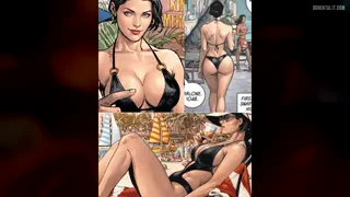 Gooning to (Catwoman's) big tits