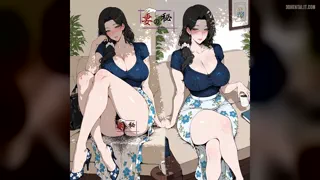 Sleepover at your friend's house turns into something wild as you find his mom in the kitchen at 2am, semi-nude and unsatisfied