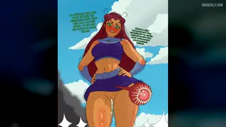 The Little Mistake of Starfire Mini-Comic Commission [Teen Titans] (Venomsnk3)