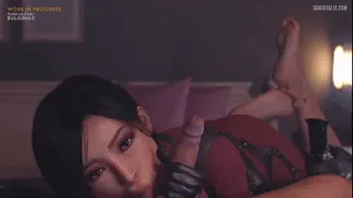 Mmmm~ Leon you’ve been quite busy, I can tell by the smell of your cock, you haven’t showered in awhile, good thing I like your musk~