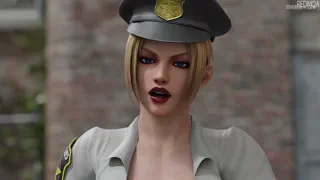 Officer Rachel - Busted (Redmoa) [Ninja Gaiden/dead Or Alive]