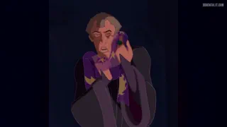 Frollo is obsessed and Esmeralda loves the torment