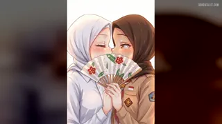 Hijabi best friends making out [Oc: Sma X Pramuka] (Oktavios)