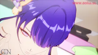 Raiden shogun x Navia part 3 Full release [Genshin Impact] (Aoliagon) anime hentai