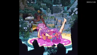 Pixelated slime love (Danbooru)