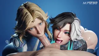 The duo healers from last game thanking me for peeling them the entire game