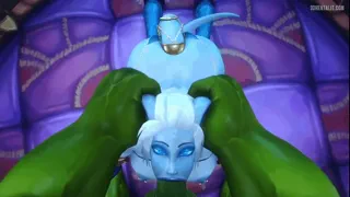 I love it when the healer gives me her "special" thanks after the key