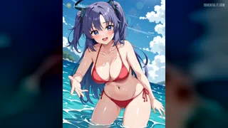 Meet my blue head waifu