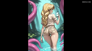 Rapunzel was told not to go into that swamp... 🥴🪼