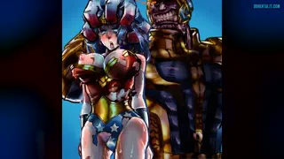 I'll never be defeated by any so-called hero! You're just a whore in a costume, and you'll know your place when I'm done with you