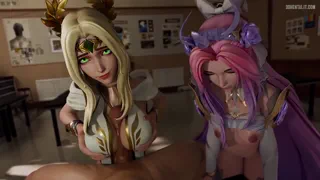 When the other carry is just so strong I just add him and try to take his support's place