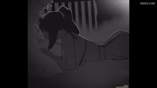 Cleaning Daddy's cock after a breeding session. I've been told good girls never waste Daddy's seed