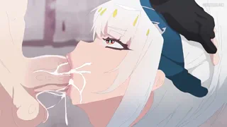 Amazing blowjob from a novice mommy