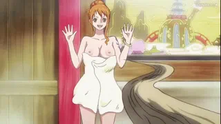 It’s so pervy but I love that (Nami) has a canon scene of being naked and embarrassed in front of an ogling crowd 🥴