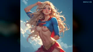 Supergirl in the house