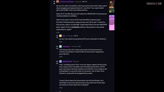 Are dev a bad person for create game about Lesbian get corrupt to have sex with men (But Some People Already Hate Them As Show In 3rd Image)