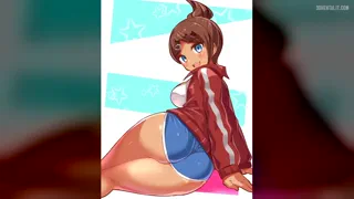 (Aoi Asahina) is making me blow alot of load to her choco swimmer body~