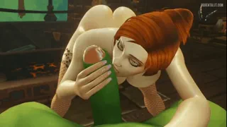 Getting some private time with the healer so she can show how thankfull she is after the key is always appreciated