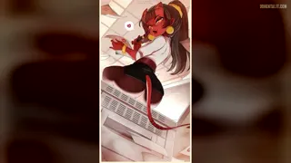 I signed to a new work as secretary for succubus boss