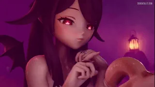 You accidentally summon a succubus who immediately becomes obsessed with you~