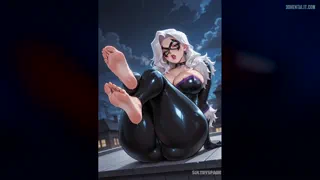 Your cosplayer roommate transformed into the heroine the moment she put on the costume. What will you do now