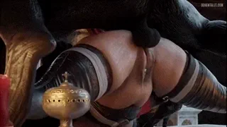 Nun goes out after hours and gets bred by werewolf (Rekin3d)
