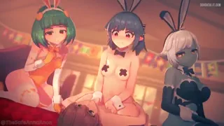 Being taught to ride by her friends (Anna Anon)
