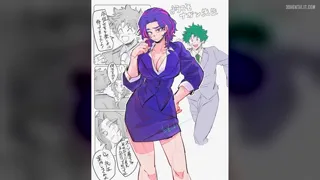 Many years after UA, Deku managed to get himself a pro hero/villain as his wife despite their age difference!~