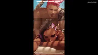 The kinda video my duo gets after the tank that carried us adds me~